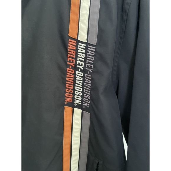Women's Harley Davidson Racing Jacket 100% Nylon Size Med RN103819/CA03402 - Picture 3 of 13